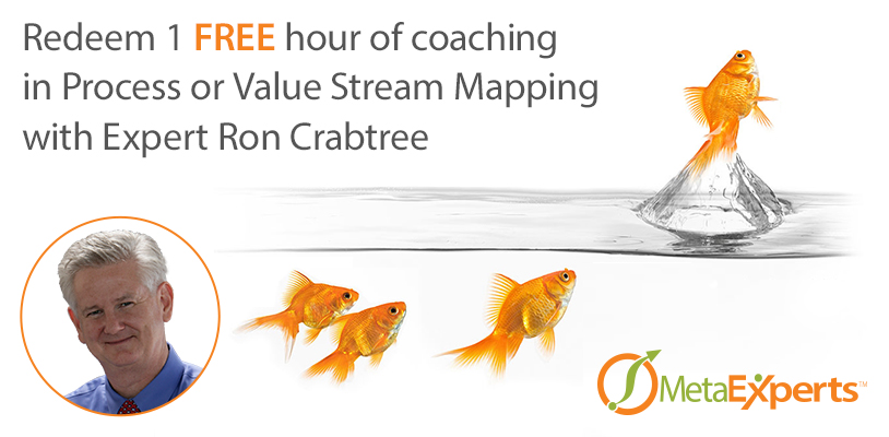 Free Hour of Coaching In Process or Value Stream Mapping with Ron Crabtree